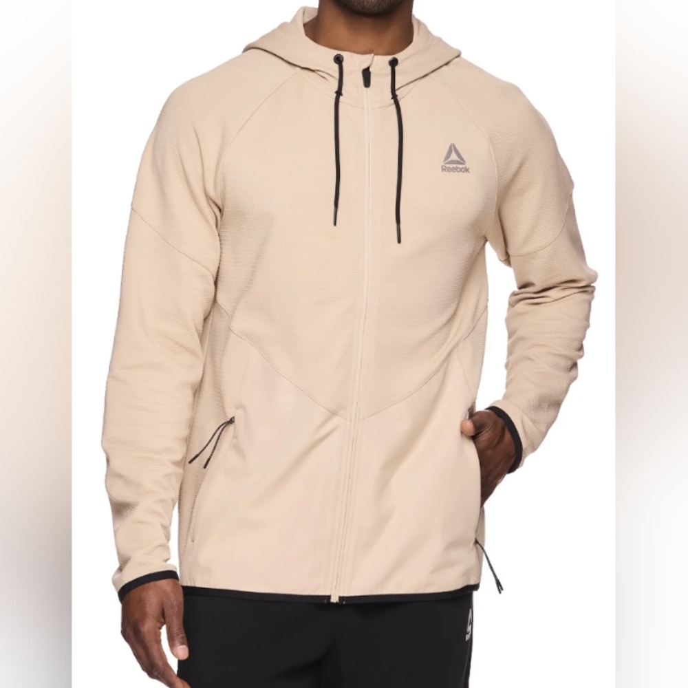 Reebok Men's and Big Men's Hybrid Jacket Various Sizes.   NWT    Tan